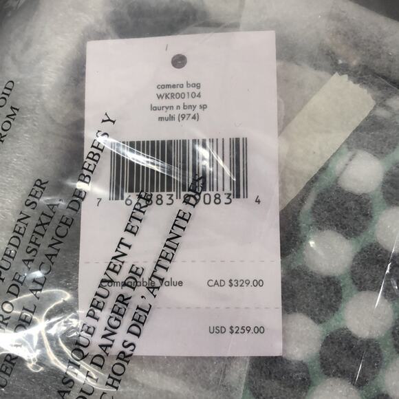 NEW Kate Spade Lauryn Multi Color Camera Bag - Picture 5 of 5